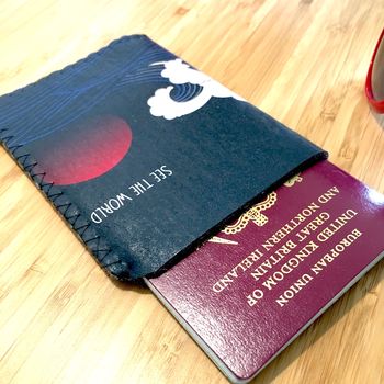 Personalised Japanese Style Passport Holder, 3 of 4