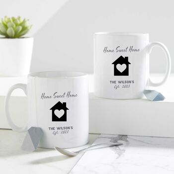 Personalised New Home Mug Set, 2 of 4
