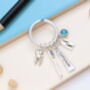 Dentist Personalised Keyring, Dental Nurse, Graduation, thumbnail 2 of 12