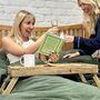 Personalised Valentine's Couple's Bed Tray, thumbnail 1 of 3