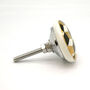 Black, White And Gold Patterned Cupboard Door Knobs, thumbnail 3 of 8