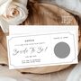 Personalised Hen Do Scratch Reveal Ticket, thumbnail 2 of 5