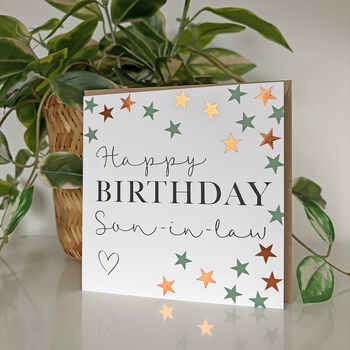 Manhattan Son In Law Birthday Card, 2 of 2