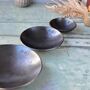 11th Anniversary Gift Set Of Three Pressed Steel Bowls, thumbnail 8 of 9