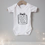 Personalised Occasion Baby Announcement Bodysuit, thumbnail 3 of 6