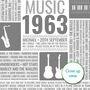 Personalised 60th Birthday Print Year 1963 Music Gift, thumbnail 7 of 10