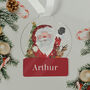 Personalised Santa Acrylic Snowglobe Hanging Decoration Gift Boxed, thumbnail 2 of 5