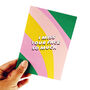 'I Miss Your Face So Much' Greetings Card, thumbnail 3 of 3