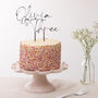 Personalised Decorative Birthday Age Cake Topper, thumbnail 3 of 10