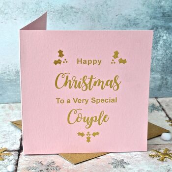 Personalised Gold 'You Are Special' Christmas Card, 2 of 3
