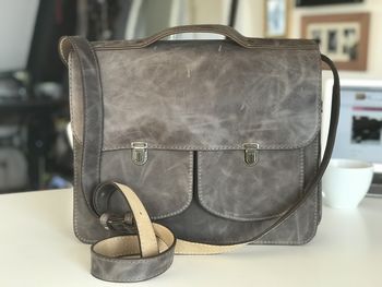 Leather Satchel Messanger Bag, 3 of 4