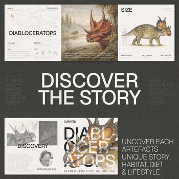 Large Hand Painted Diabloceratops Skull Dinosaur Sculpture Museum Quality 3D Resin Fossil Model On Black Metal Stand, Statement Home Decor, 4 of 4