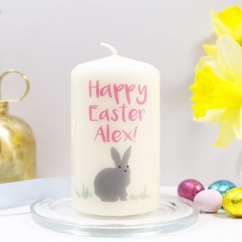 Personalised Happy Easter Candle, 6 of 8