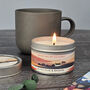 Black Plum And Rhubarb Soy Wax Candle In Tin, thumbnail 1 of 3