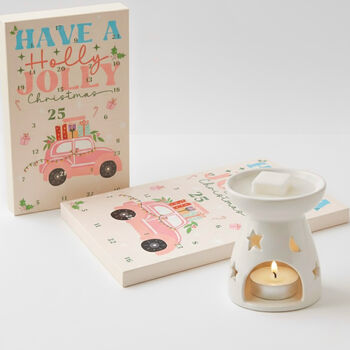 Christmas Wax Melt Advent Calendar And Wax Melter, 6 of 9