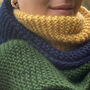 100% Wool Lizzie Scarf Knitting Kit, thumbnail 2 of 5