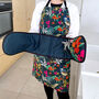 Double Oven Glove Cherry Blossom Navy Floral, thumbnail 10 of 10