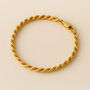 Gold Plated Sterling Silver Rope Chain Bracelet, thumbnail 1 of 5