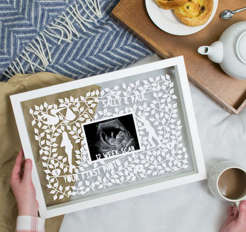 Personalised Baby Scan Papercut, 5 of 5
