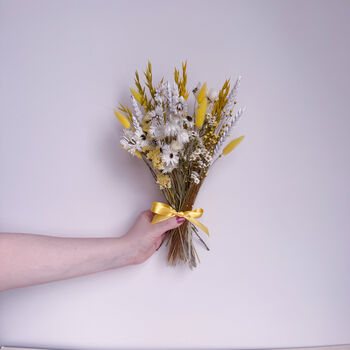 Mini Yellow Daisy Dried Flower Arrangement, 3 of 5