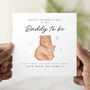 Bear Daddy To Be Father's Day Card, thumbnail 1 of 3