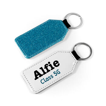 Personalised Glittery School Bag Tag, 8 of 12