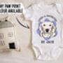 Golden Retriever Baby Onesie, thumbnail 3 of 6