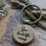 Personalised Keyring Charm – Custom Message Gift, thumbnail 3 of 3