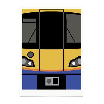 Personalised London Overground Train Art Print, 6 of 6