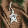 Personalised Star Christmas Tree Ornament With Shell, thumbnail 4 of 8