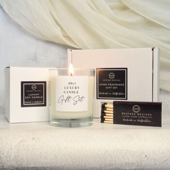 Bereavement Gift Feathers Appear Quote Candle, 3 of 6