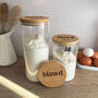 Flour Glass Storage Jars, thumbnail 2 of 2
