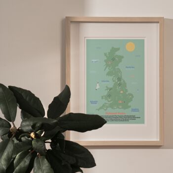 UK Map Children's Print, 4 of 4