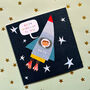 Spaceman Greetings Card, thumbnail 4 of 5