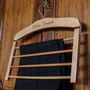 Personalised Wooden Trouser Hanger, thumbnail 1 of 8
