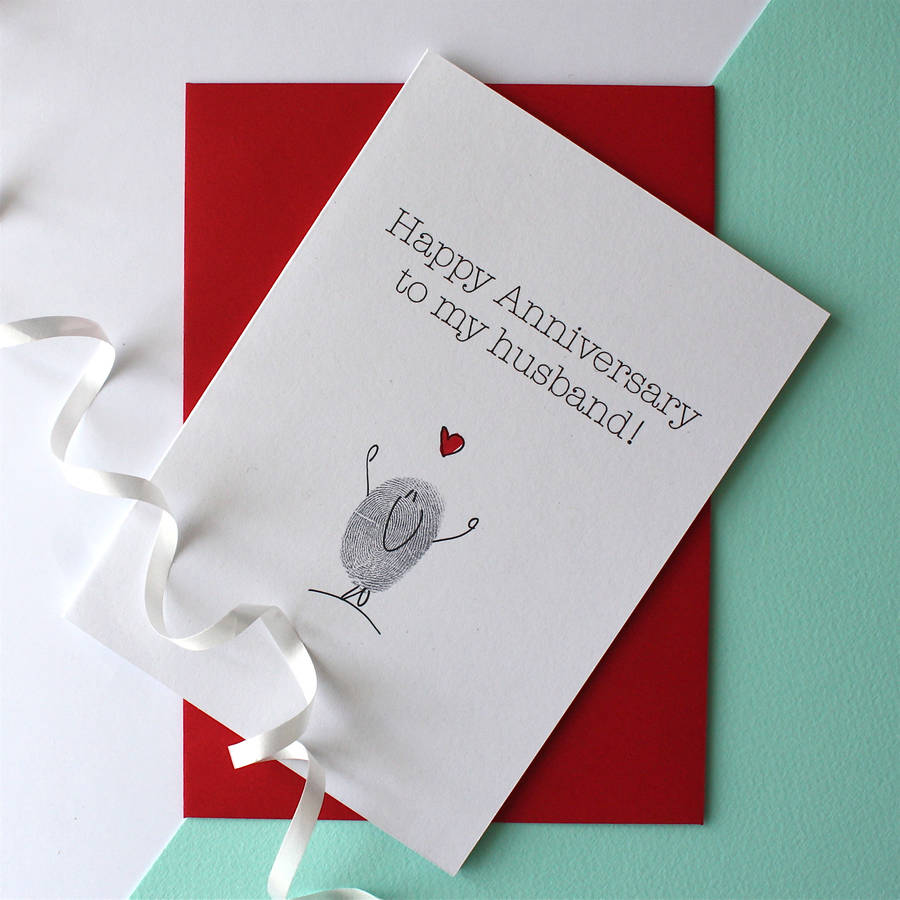 husband anniversary card by adam regester art and illustration