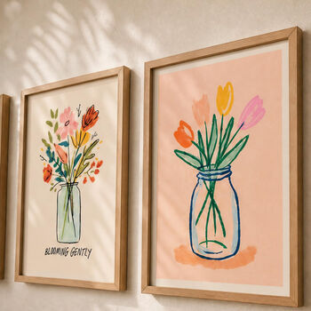 Set Of Six Botanical Themed Print Bundle, 5 of 5