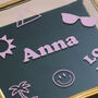 Personalised Pink Emoji Glass Jewellery Box, thumbnail 3 of 5