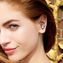 Bubble Gemstone Ear Cuff Sterling Silver, thumbnail 5 of 7