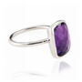 Desert Mirage Amethyst Ring In Sterling Silver, thumbnail 3 of 4