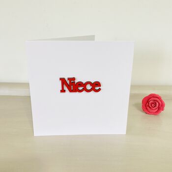 Niece Handmade Card, 2 of 2