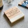 Personalised Marble And Wooden Coaster, thumbnail 3 of 12