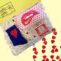 We Love Popart Makeup Bag And Socks Letterbox Gift, thumbnail 3 of 7