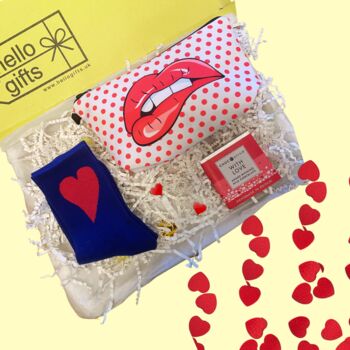 We Love Popart Makeup Bag And Socks Letterbox Gift, 3 of 7