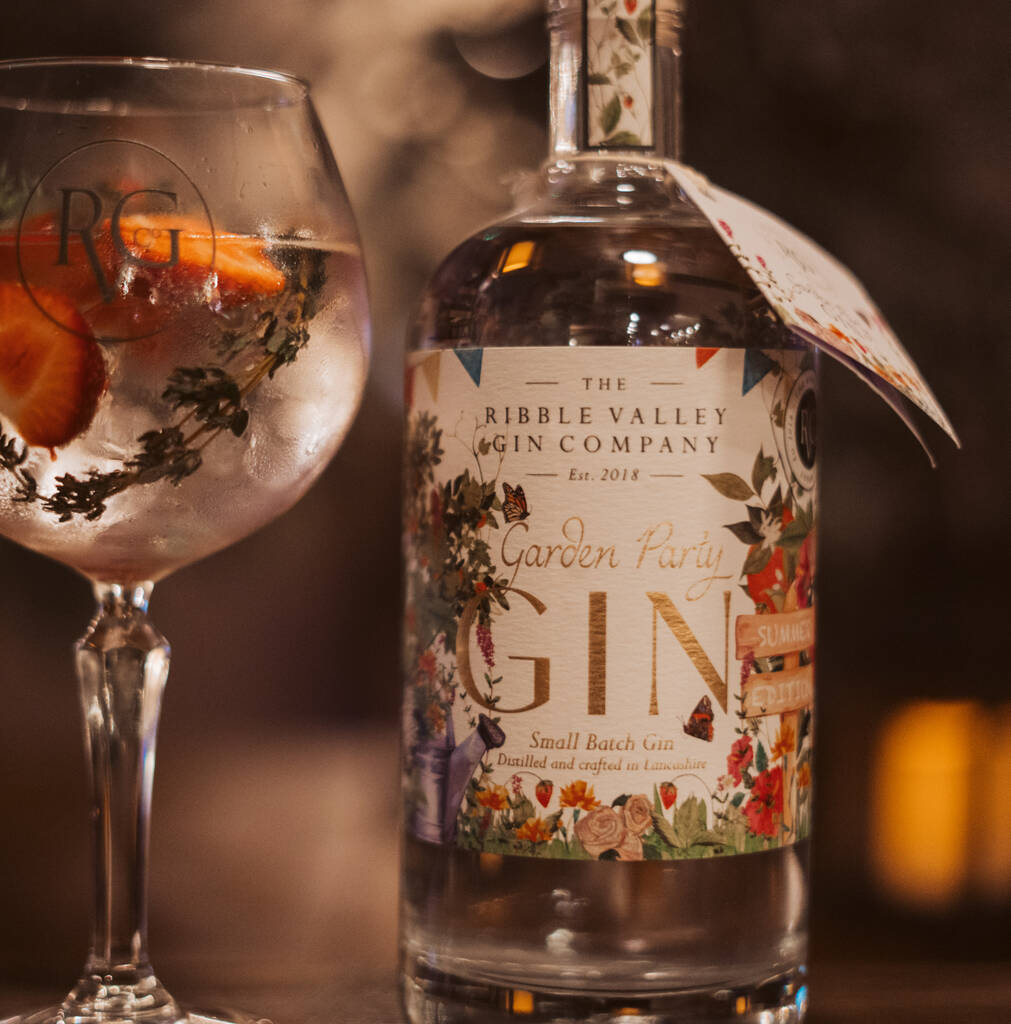Garden Party Gin By The Ribble Valley Gin Co