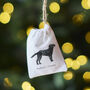 Dog Treat Christmas Decoration Pouch, thumbnail 1 of 4