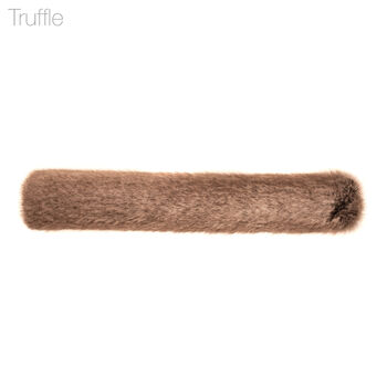 Draught Excluder. Luxury Faux Fur Made In England, 3 of 3