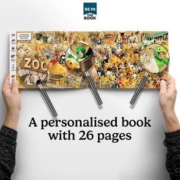 Personalised Grandad Gift Book 'Can You Find Grandad And Two Children', 9 of 11