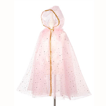 Pink And Gold Fairy Tale Hooded Cape, 2 of 4