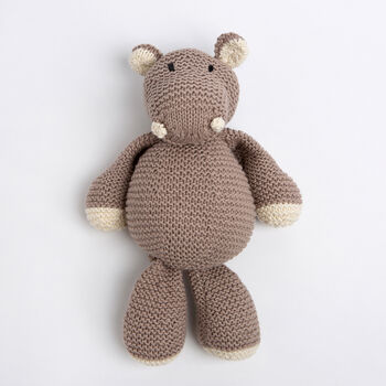 Sophia The Hippo Easy Cotton Knitting Kit, 4 of 8